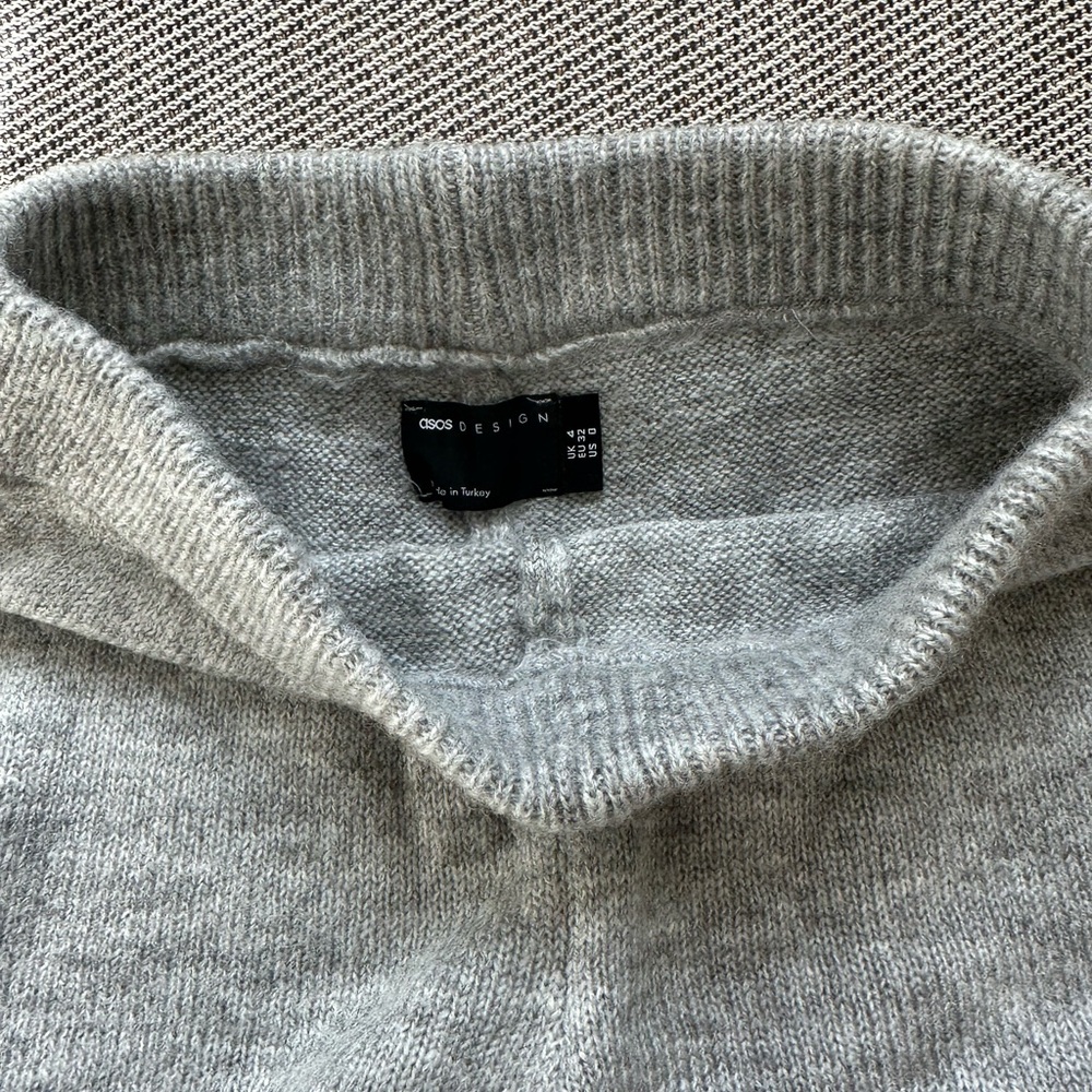 Gray Knit Shorts - Picture 2 of 2